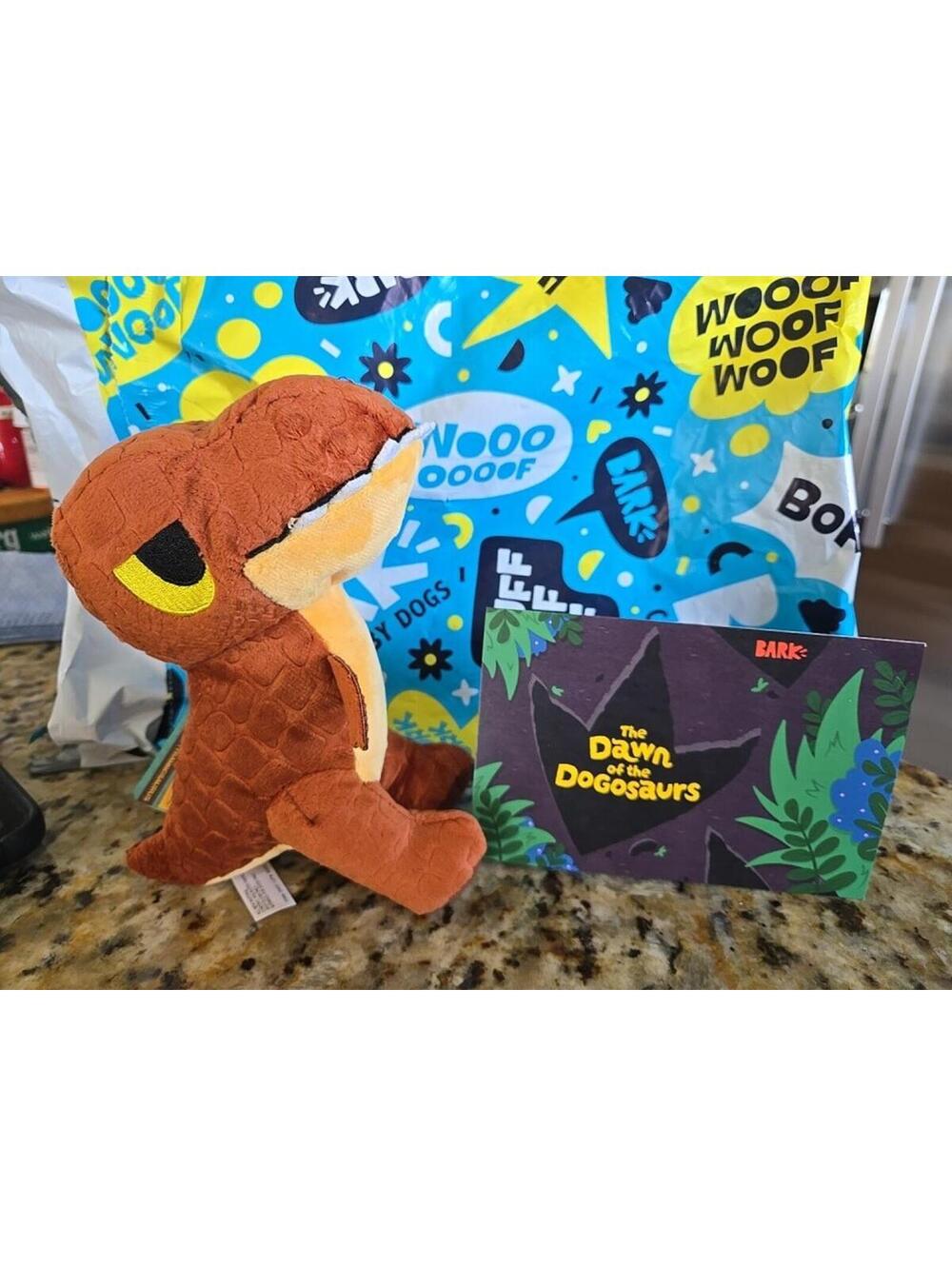 Bark Box Dog Toy Dinosaur Tyrion Medium Large
